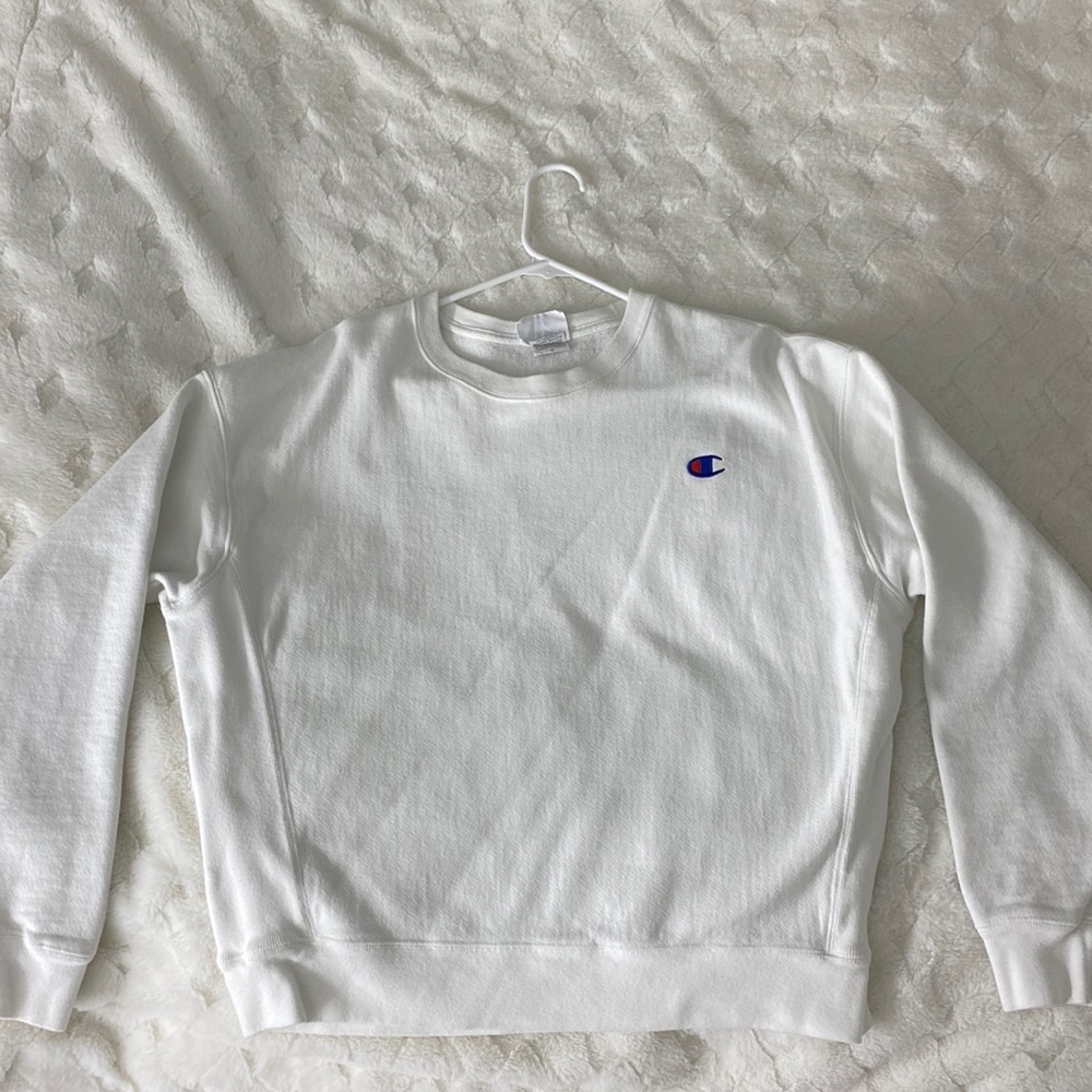 White champion crewneck
